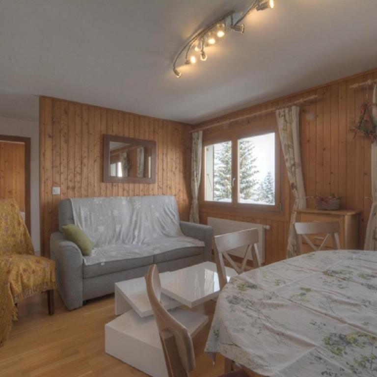 Godille rez a Anzere proche du centre avec vue sur les Alpes - Apartment - 1