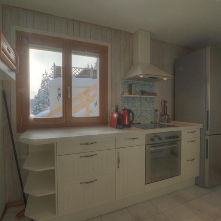 Godille rez a Anzere proche du centre avec vue sur les Alpes - Apartment - 6