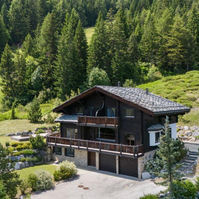 Chalet Noir pres de la telecabine a Anzere - Chalet - 1