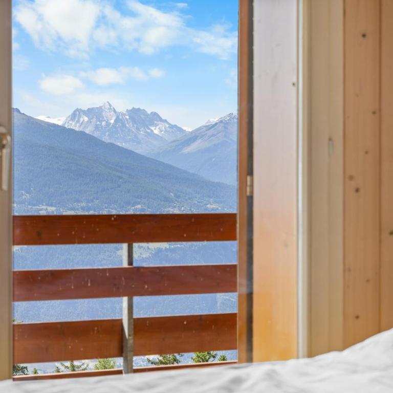 Rosalp 422 proche du centre a Anzere avec vue sur les Alpes - Apartment - 14