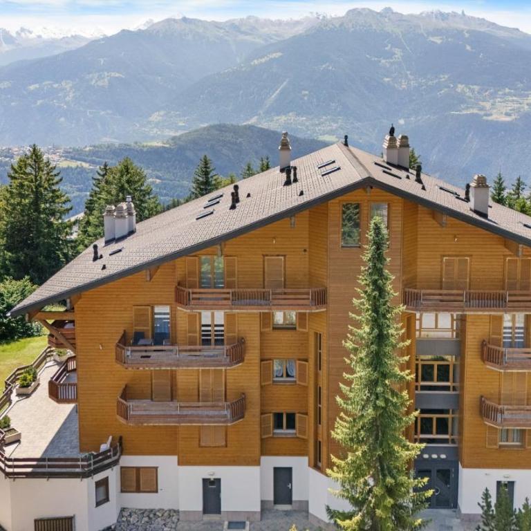 Rosalp 422 proche du centre a Anzere avec vue sur les Alpes - Apartment - 32