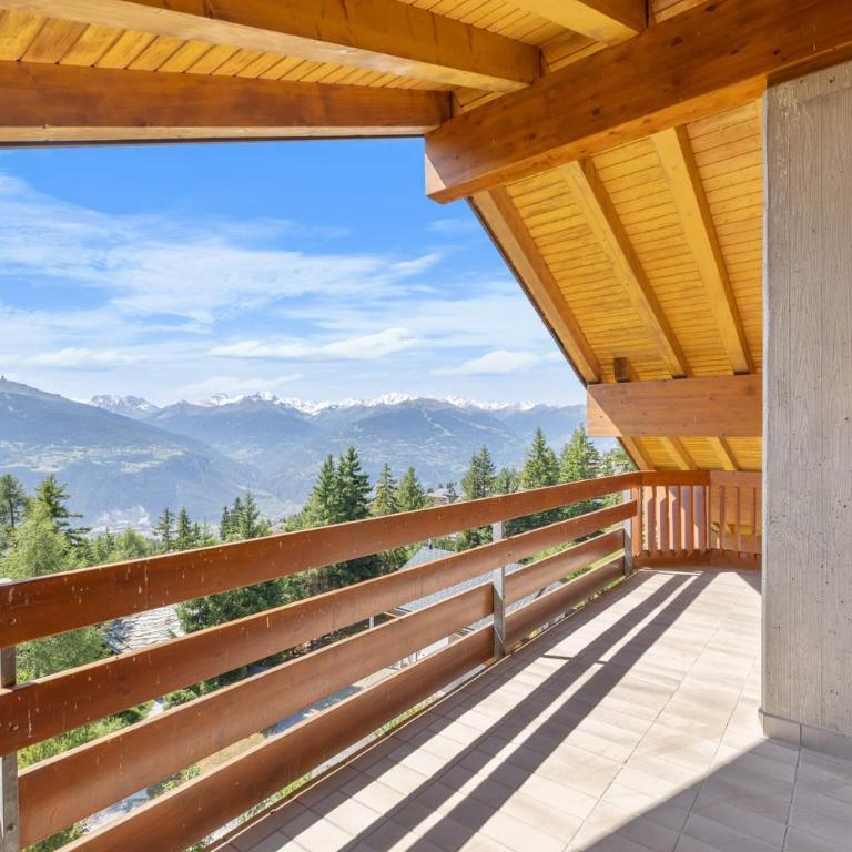 Rosalp 422 proche du centre a Anzere avec vue sur les Alpes - Apartment - 34