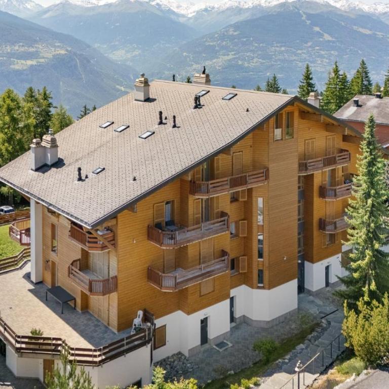 Rosalp 422 proche du centre a Anzere avec vue sur les Alpes - Apartment - 36