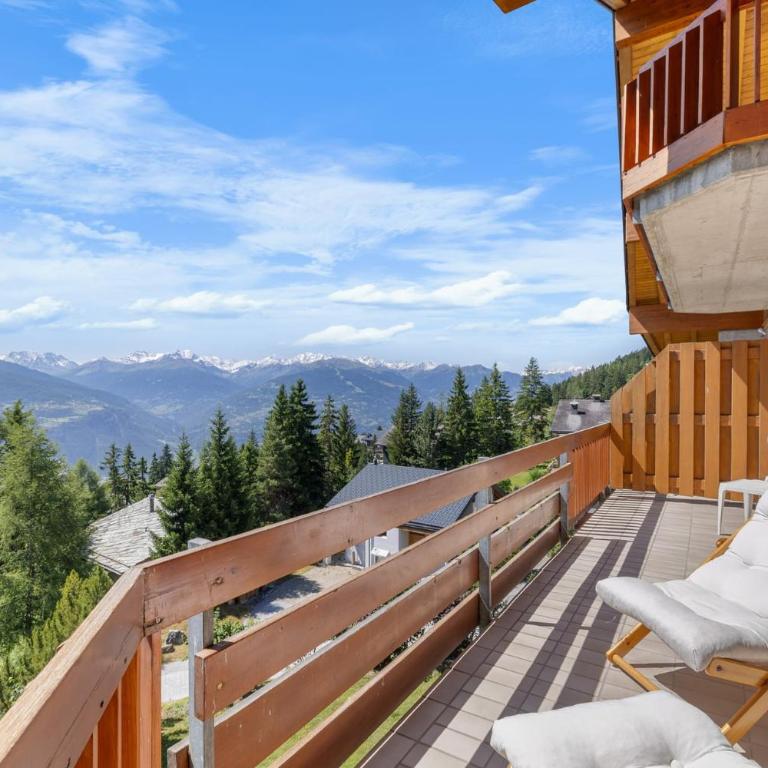 Rosalp 422 proche du centre a Anzere avec vue sur les Alpes - Apartment - 37