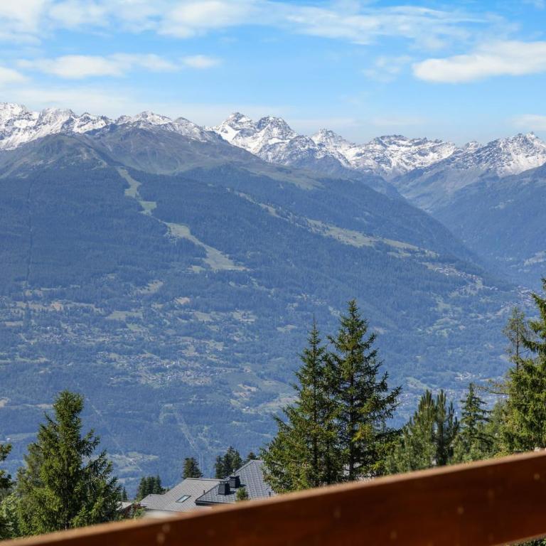 Rosalp 422 proche du centre a Anzere avec vue sur les Alpes - Apartment - 42