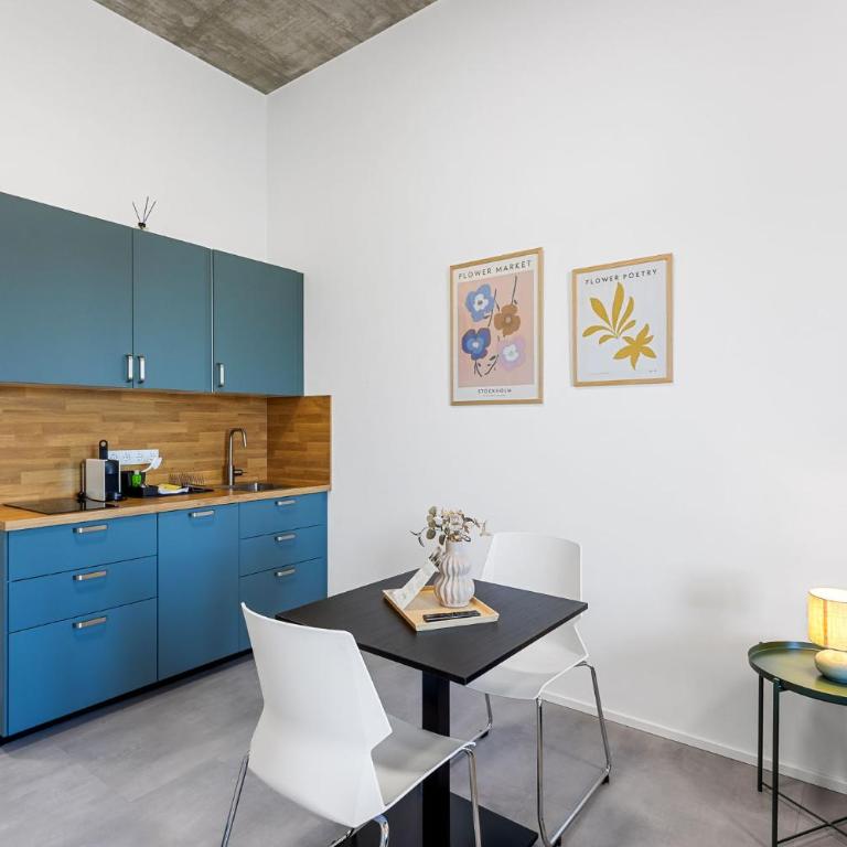 SKYRISE Apartments mit Küche, WLAN & Parkplatz - ruhige Lage - Deluxe Studio - 4