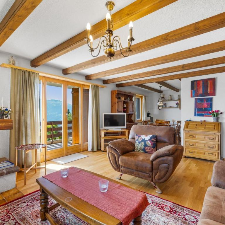 Rocheneige 19 au calme a Anzere avec vue sur les Alpes - Apartment - 8