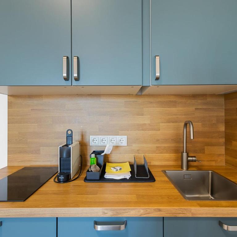 SKYRISE Apartments mit Küche, WLAN & Parkplatz - ruhige Lage - Deluxe Studio - 5