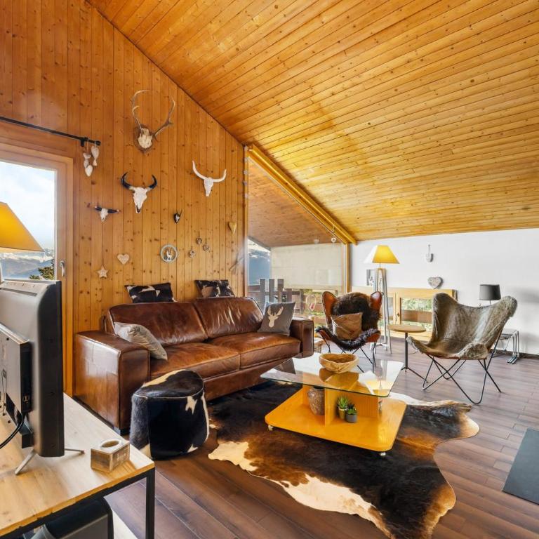 Saphir 404 pres de la telecabine a Anzere avec vue sur les Alpes - Apartment - 10