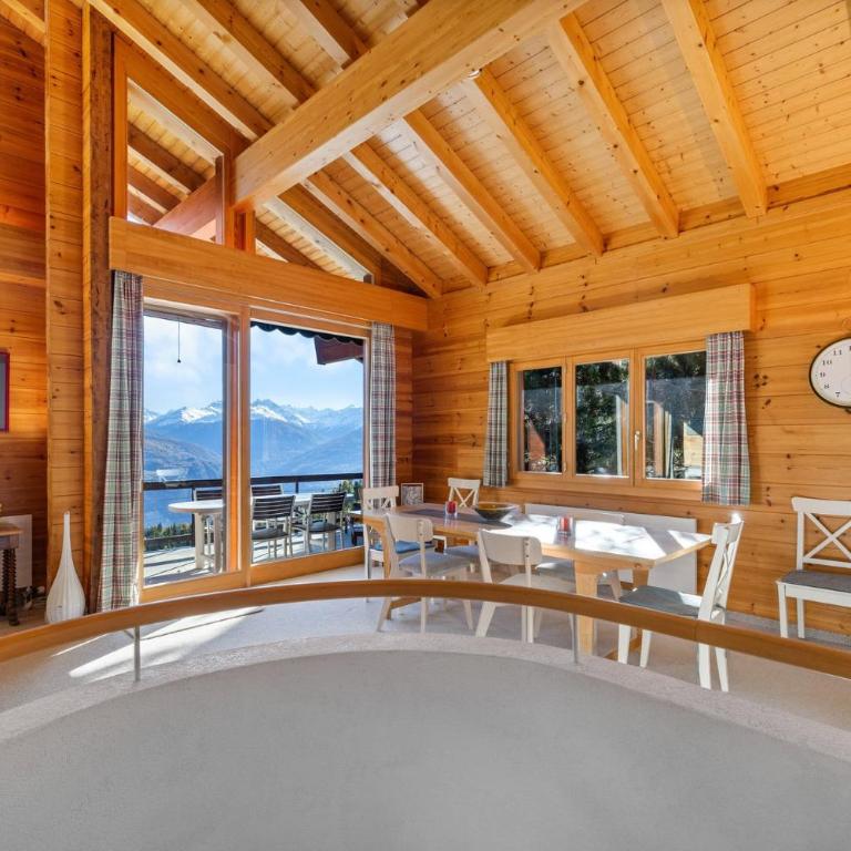 Chalet la Frenaie a Anzere avec vue sur les Alpes - Chalet - 4