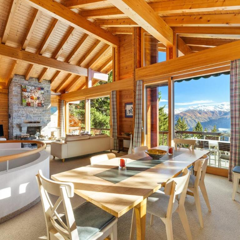 Chalet la Frenaie a Anzere avec vue sur les Alpes - Chalet - 14
