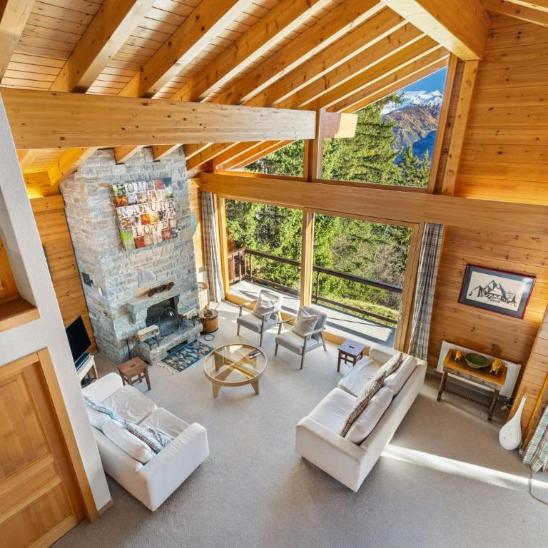 Chalet la Frenaie a Anzere avec vue sur les Alpes - Chalet - 18
