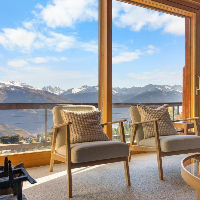 Chalet la Frenaie a Anzere avec vue sur les Alpes - Chalet - 19