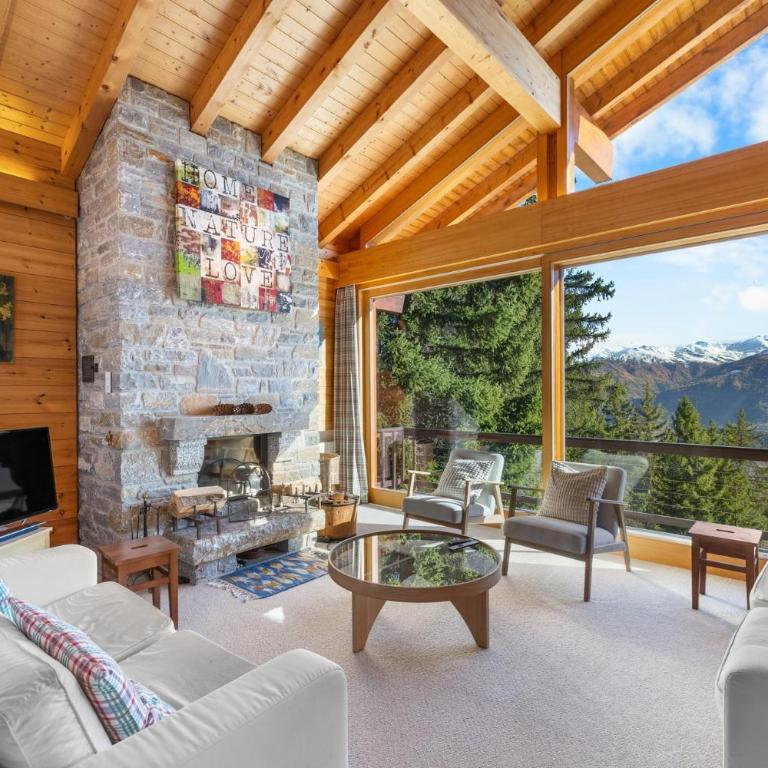 Chalet la Frenaie a Anzere avec vue sur les Alpes - Chalet - 21