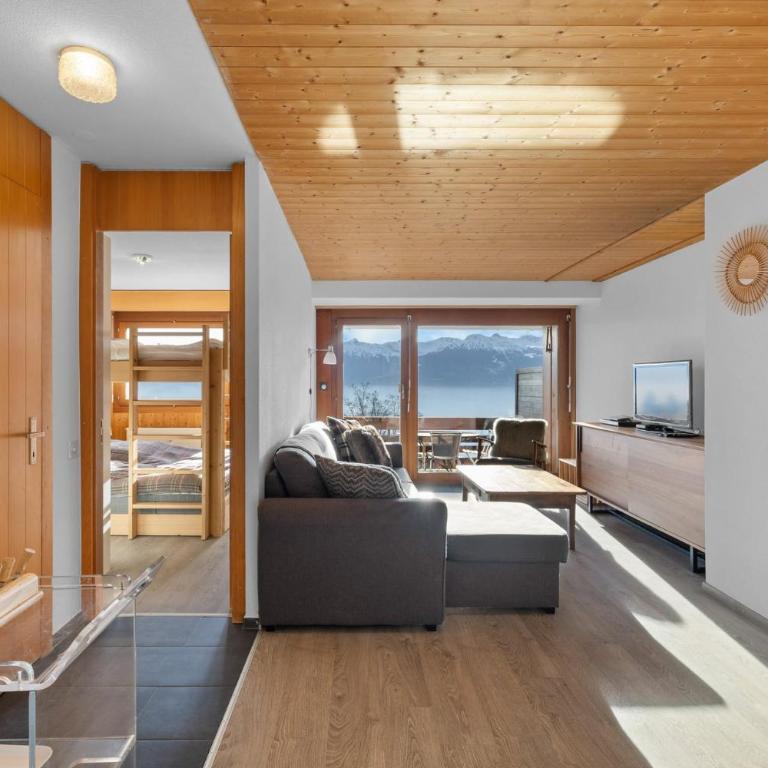 Gemeaux 104 sur la place du village a Anzere - Apartment - 4