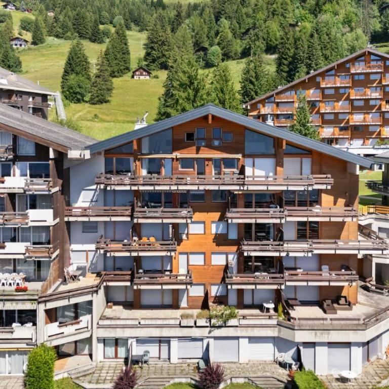 Gemeaux 104 sur la place du village a Anzere - Apartment - 28