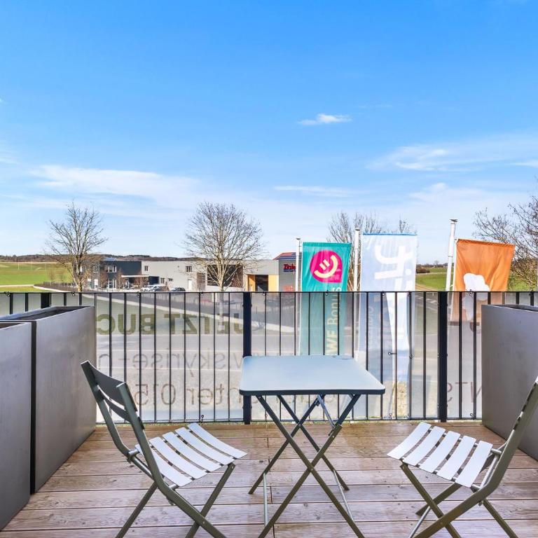 SKYRISE Apartments mit Küche, WLAN & Parkplatz - ruhige Lage - Studio mit Balkon - 7