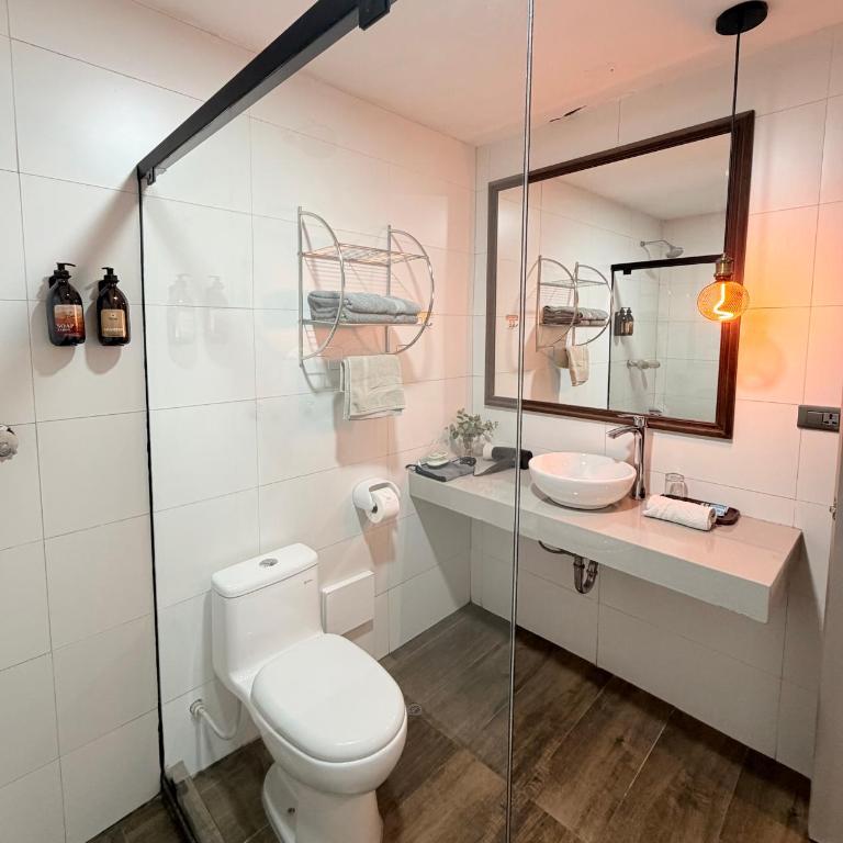 HM Hotel - Habitación Doble con baño privado - 2 camas - 7