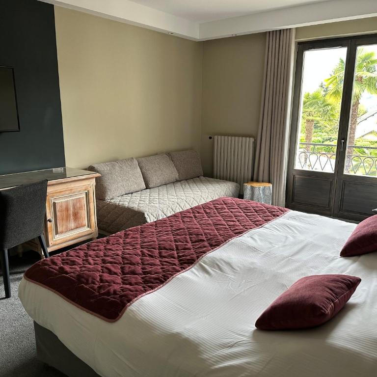 Hôtel Les Grillons - Chambre Double avec Balcon - Côté Lac - 2