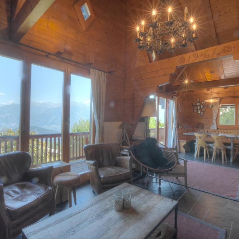 Chalet Isbane a Anzere avec vue sur les Alpes - Chalet - 1
