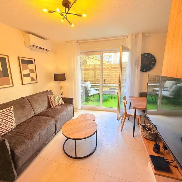 Le Cocon d'Argent, Terrace and Pool - Apartment mit 1 Schlafzimmer und Terrasse - 21