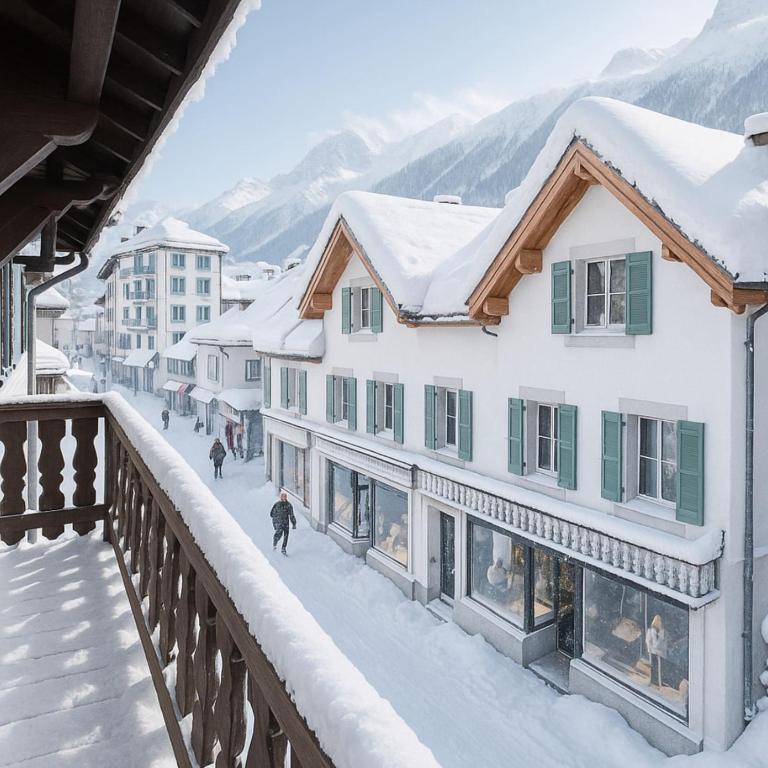 Bel appt à Chamonix centre Balcons et Parking - Appartement - 12