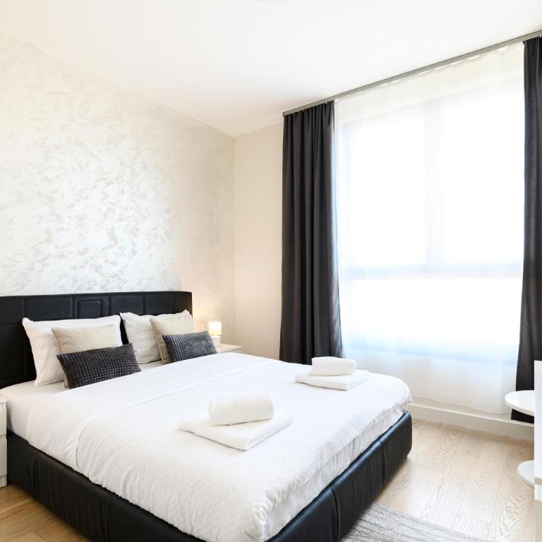 Belgrade Waterfront Exclusive Residence with Free Garage - Deluks Apartman sa 1 Spavaćom Sobom i Pogledom na Grad - 1