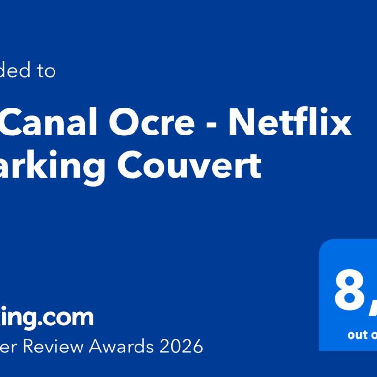 Le Canal Ocre - Netflix - Parking Couvert - Appartement 1 Chambre - 45