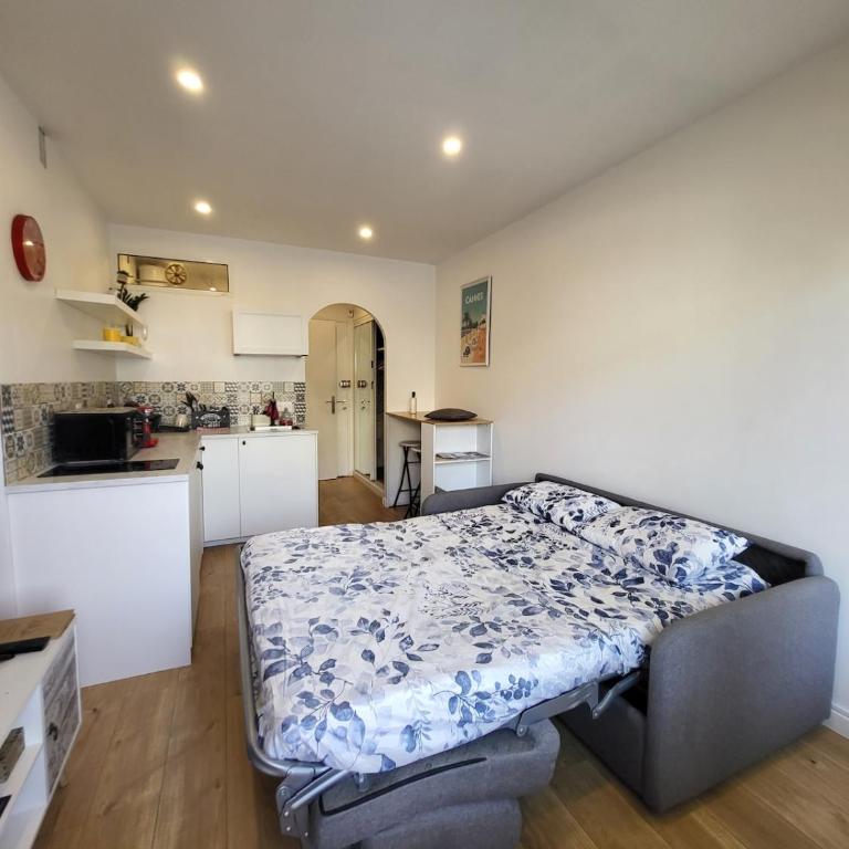 Air-conditioned studio, 4 min from the Croisette, 15 min from the Palais - Apartment mit 1 Schlafzimmer - 3