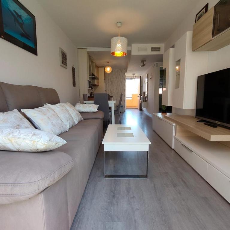 Apartamentos Paraiso Vera Playa, Atico Bora Bora con piscina privada, pie de playa, WIFI - Apartamento de 2 dormitorios con piscina privada - 5