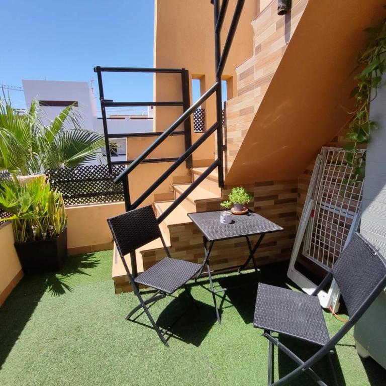 Apartamentos Paraiso Vera Playa, Atico Bora Bora con piscina privada, pie de playa, WIFI - Apartamento de 2 dormitorios con piscina privada - 33