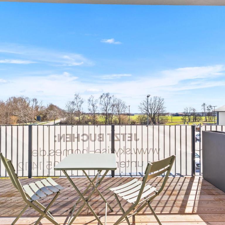 SKYRISE Apartments mit Küche, WLAN & Parkplatz - ruhige Lage - Studio mit Balkon - 17
