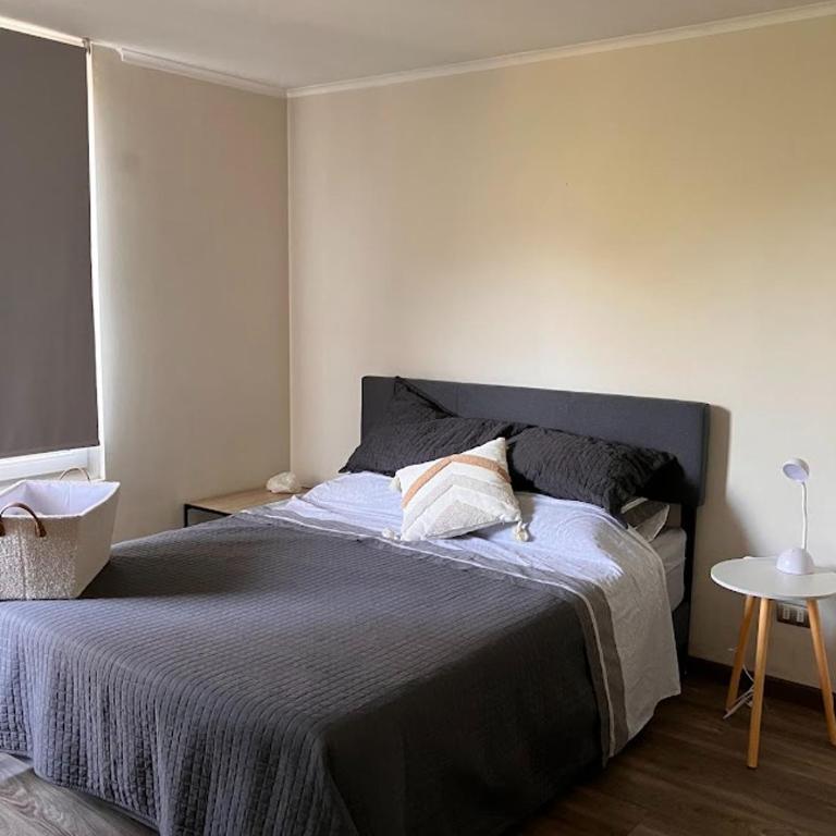 Moderno Depto en Santiago Centro Wine and Cheese Experience - One-Bedroom Apartment with Balcony and City View - 10