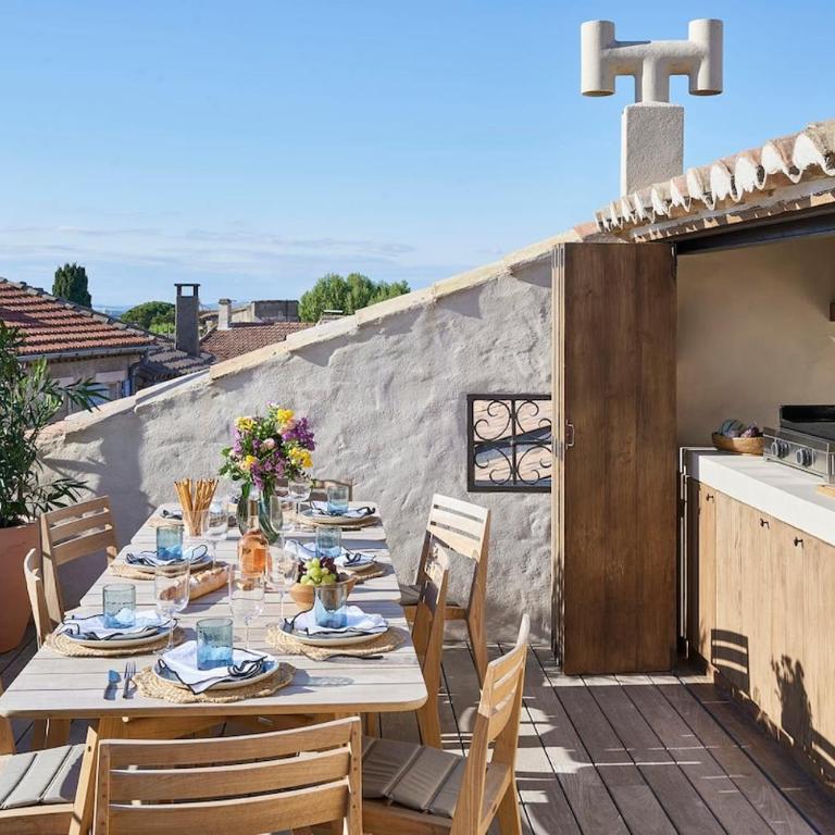 Maison de ville avec rooftop et piscine à Saint-Rémy-de-Provence - Villa - 38