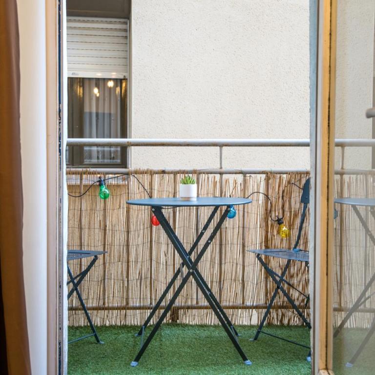 Studio Le Nid Douillet balcon, wifi, centre-ville - Appartement-Studio avec 1 Lit Double - 14