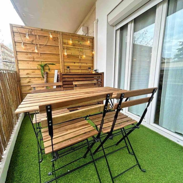 Le Claridge - Apt 4 Prs - Clim - Balcon - 5 min plages - Appartement 1 Chambre - 20