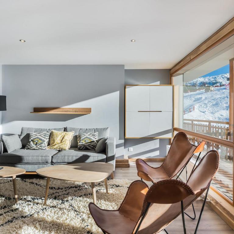 Appartement rénové 6 pers, accès direct pistes, terrasse, WIFI à Courchevel - FR-1-563-32 - Apartment (6 Erwachsene) - 9