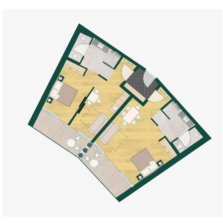Mühlwaldhof Appartement - Apartment mit 2 Schlafzimmern - 10