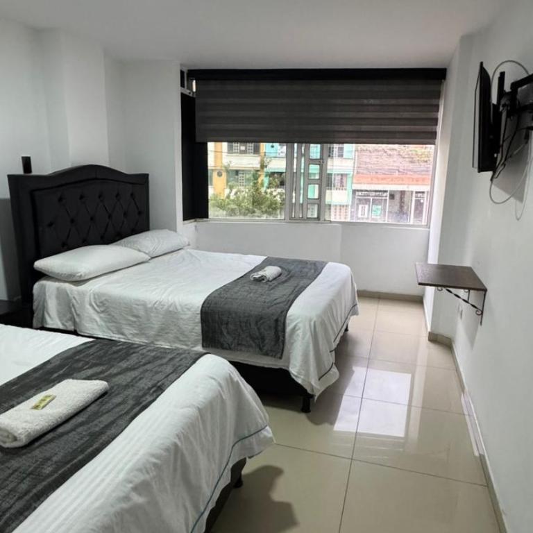 Hotel Cacique - Habitación Doble - 2 camas - 2