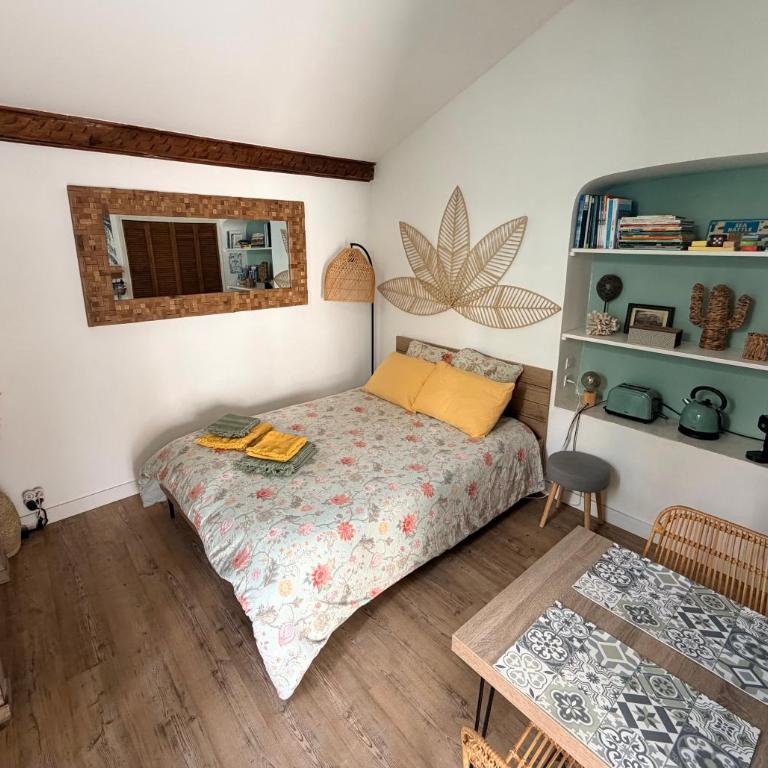 Jolie studio climatisé avec parking et proche de la mer - Appartement 1 Chambre - 1