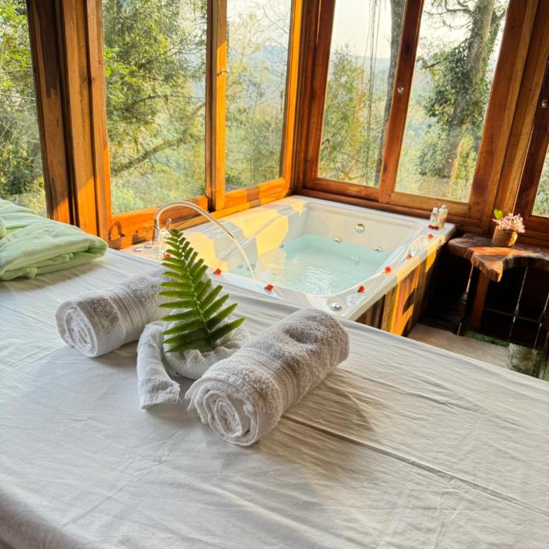 Piedra y agua Ecolodge Cabañas en la selva Mocona - One-Bedroom Apartment - 72