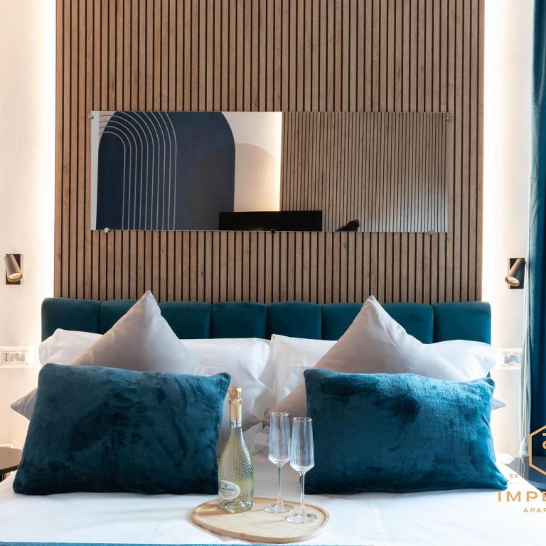 Imperium Aquilae - Luxury guest house, 300mt to Metro, 8 min to Colosseum - Camera Matrimoniale Deluxe con Balcone - 9