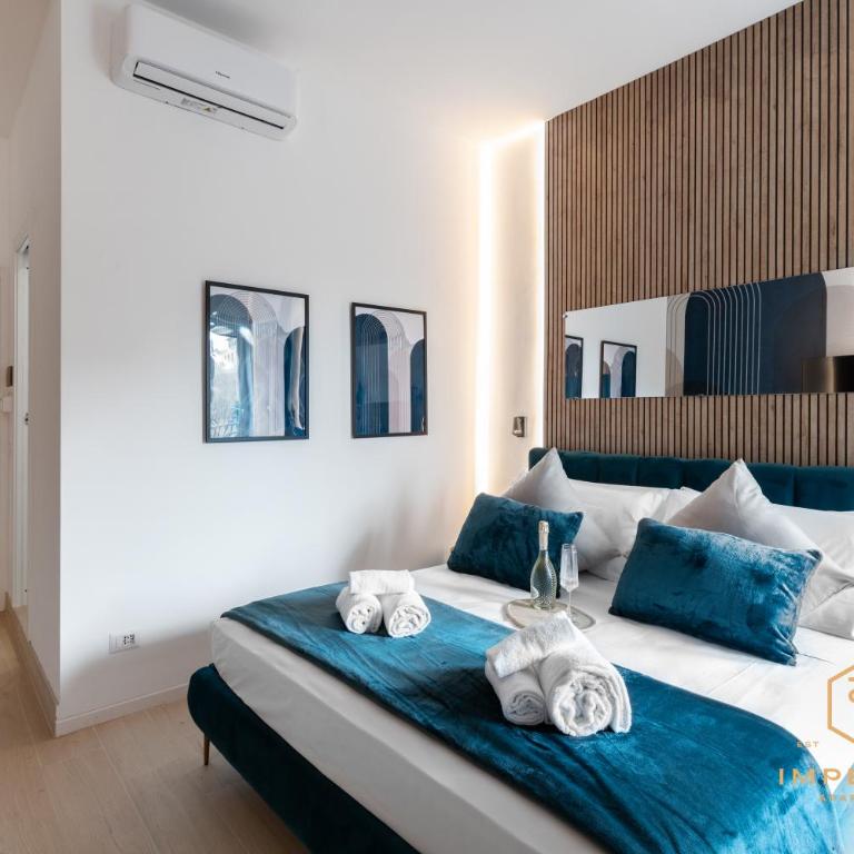 Imperium Aquilae - Luxury guest house, 300mt to Metro, 8 min to Colosseum - Camera Matrimoniale Deluxe con Balcone - 6