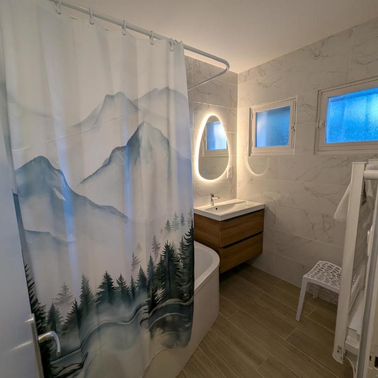 Le Gîte La Pierre Pons - vue montagne - Maison 3 Chambres - 17