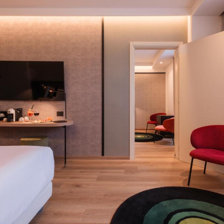 Savhotel Mantegna Padova - Camera Familiare Comunicante con Letto Supplementare (4 Adulti + 1 Bambino) - 4