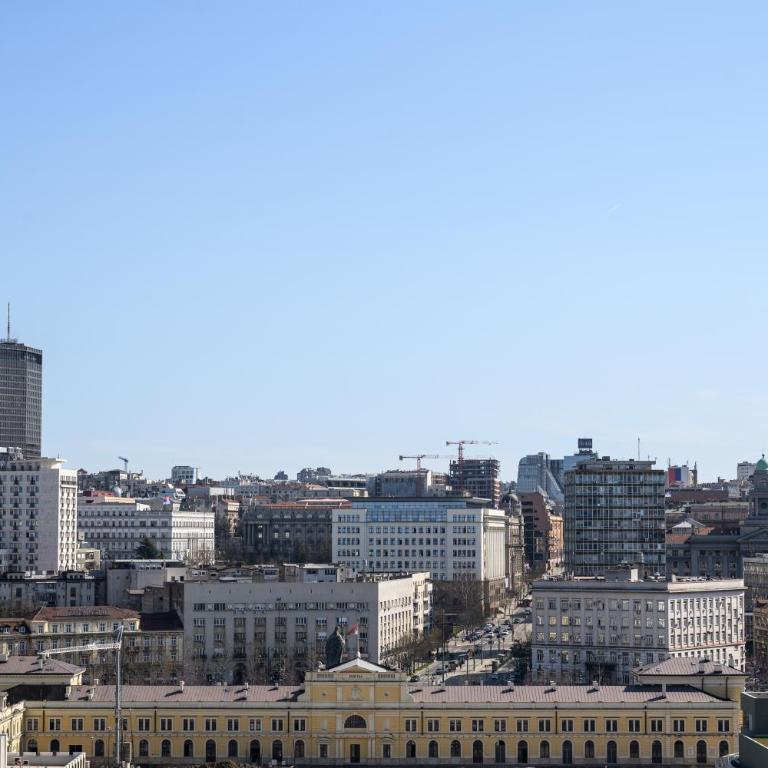 Belgrade Waterfront Exclusive Residence with Free Garage - Deluks Apartman sa 1 Spavaćom Sobom i Pogledom na Grad - 20