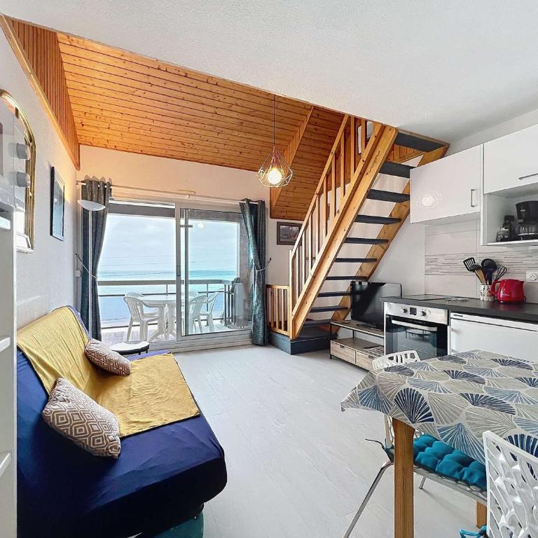 Quiberon - Appartement 2 pièces + mezzanine - 4 pers - Vue mer - FR-1-478-243 - Apartment - 4