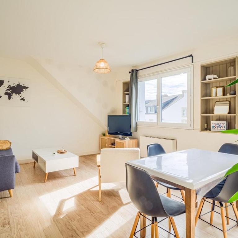 L'océan au bout de la rue Plages à pied - Apartment mit 1 Schlafzimmer - 4