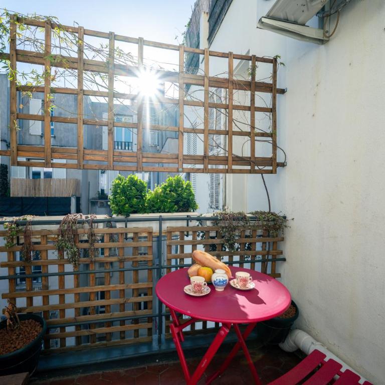 LX191 2P design & coloré face gare - Balcon & clim - Appartement 1 Chambre - 4
