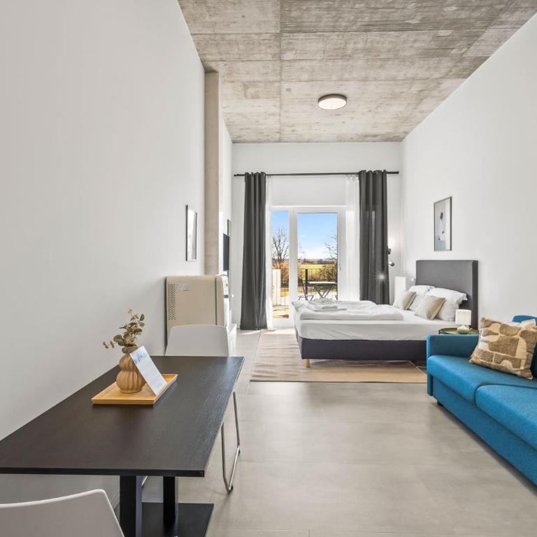 SKYRISE Apartments mit Küche, WLAN & Parkplatz - ruhige Lage - Superior Studio - 5